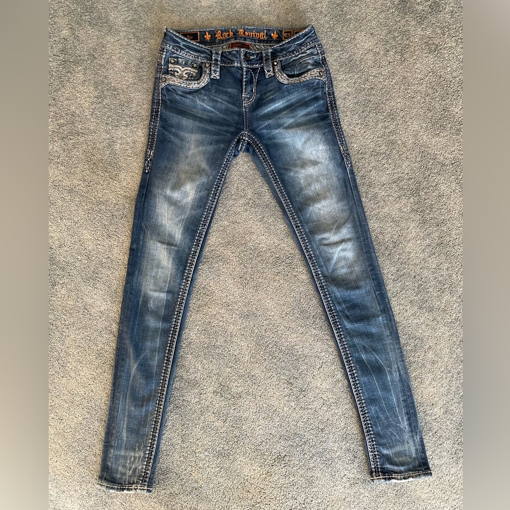 Rock revival skinny jeans